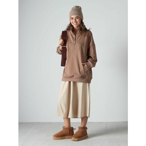 фото Толстовка, размер onesize, бежевый туше’