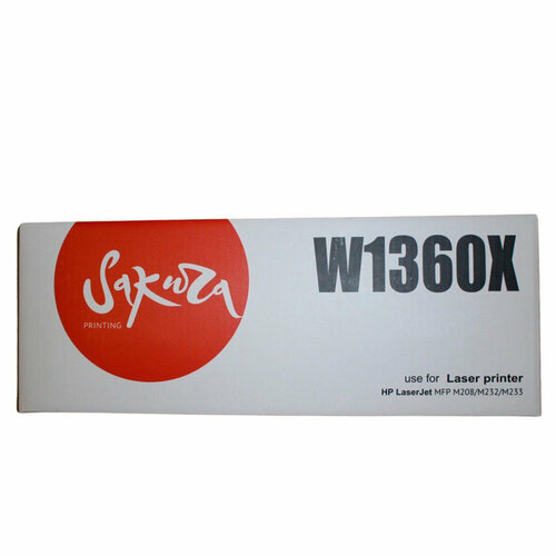 Картридж W1360X для HP LaserJet M236dw, M211dw, M236d, M236, M211, M211d Sakura картридж hp 136x w1360x оригинальный увеличенной емкости для hp laserjet m211 m236