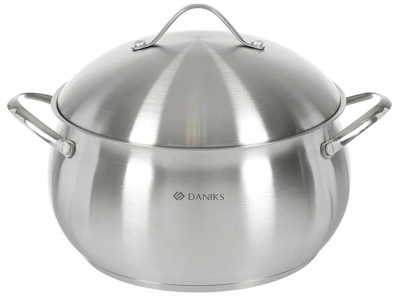 фото Кастрюля с крышкой Daniks Мальта GS-01345KS-24CA 6.5 л