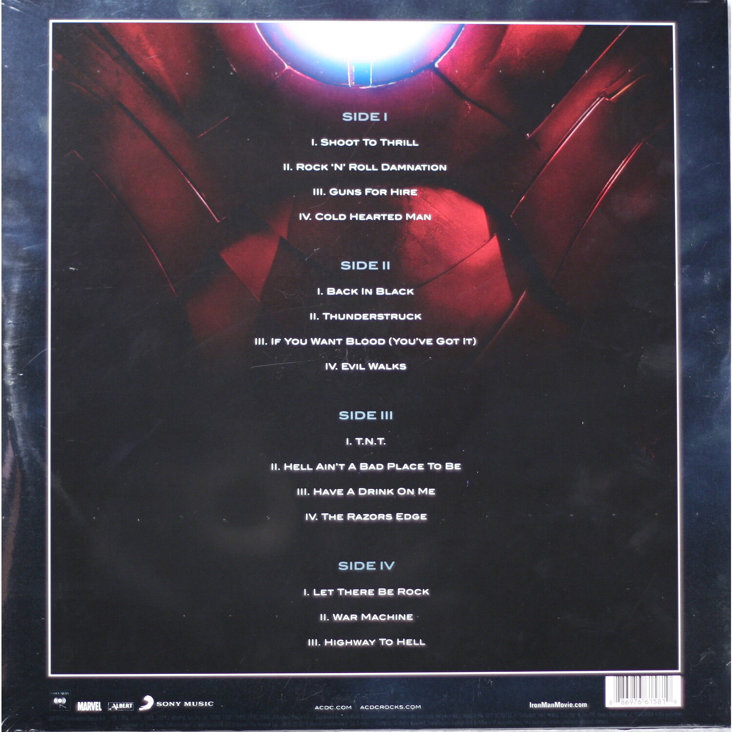 AC/DC AC/DC: Iron Man 2 Виниловая пластинка Sony Music - фото №11