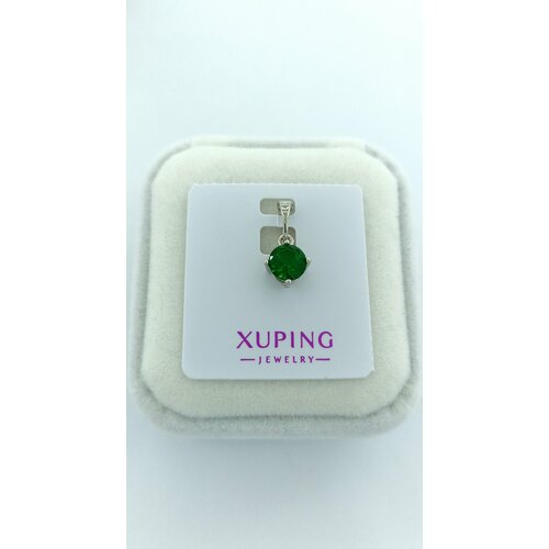 Подвеска XUPING JEWELRY, золотистый lisa smith двойной открытый браслет с зеленым большим камнем