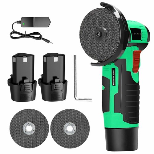 Углошлифовальная машина Zitrek AG 12 75мм 12 B Li-Ion акк 2x20Ач 367400₽