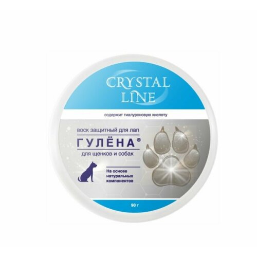 Apicenna Воск защитный для лап Crystal Line Гулёна , 90 г, 3 шт гулена защитный воск для лап животных crystal line 90гр