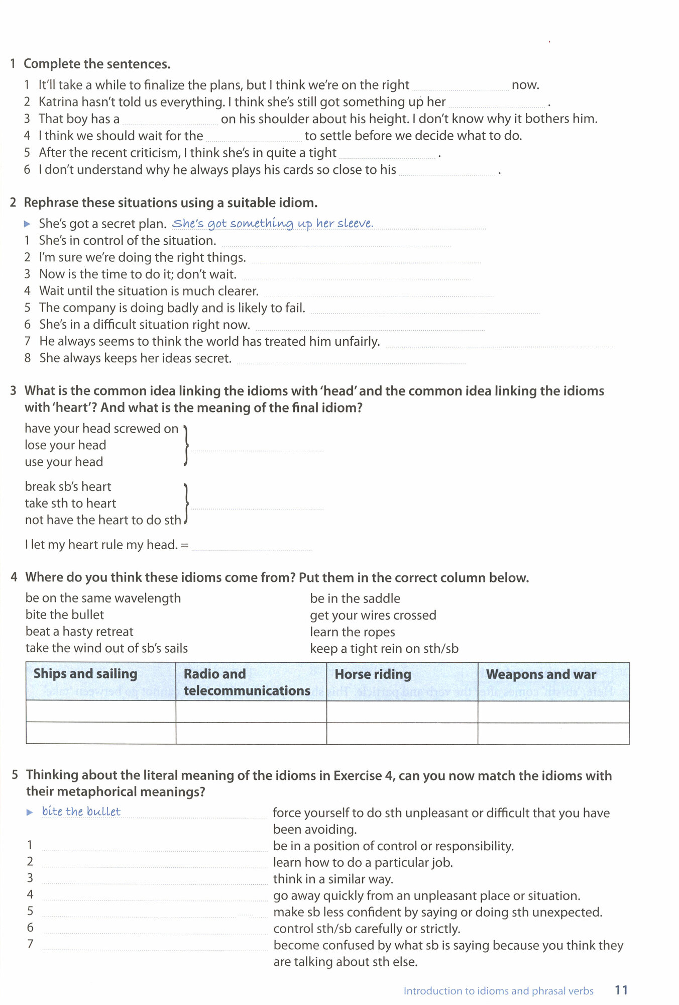 Oxford Word Skills. Advanced. Idioms & Phrasal Verbs. Student Book with Key - фото №12