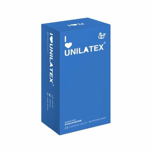 Unilatex презервативы UNILATEX NATURAL PLAIN классические 15 штук
