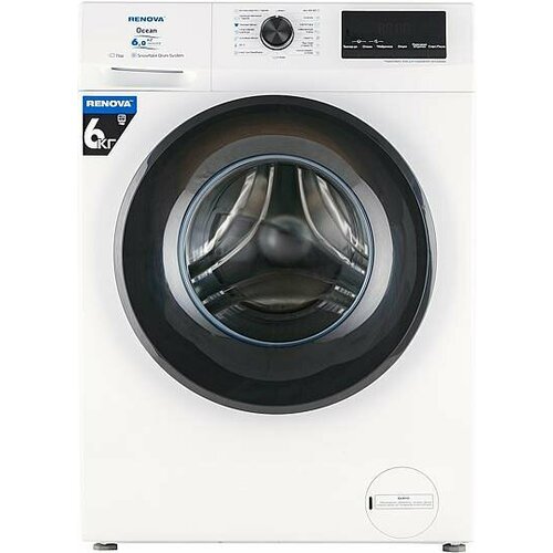 Стиральная машина Ренова WAF-6010ISM3 6кг черный люк дисплей инвертор пар 2669000₽