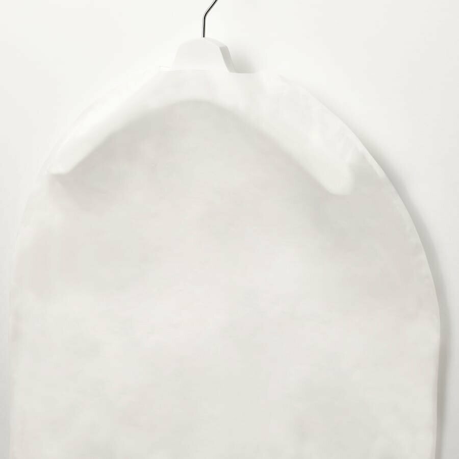 Чехол для одежды икеа RENSHACKA, 105х60 см, белый - фотография № 2