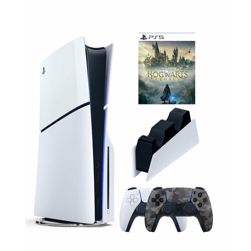 Приставка Sony Playstation 5 slim 1 Tb2-ой геймпадCamoзарядноеХогартс 97000₽