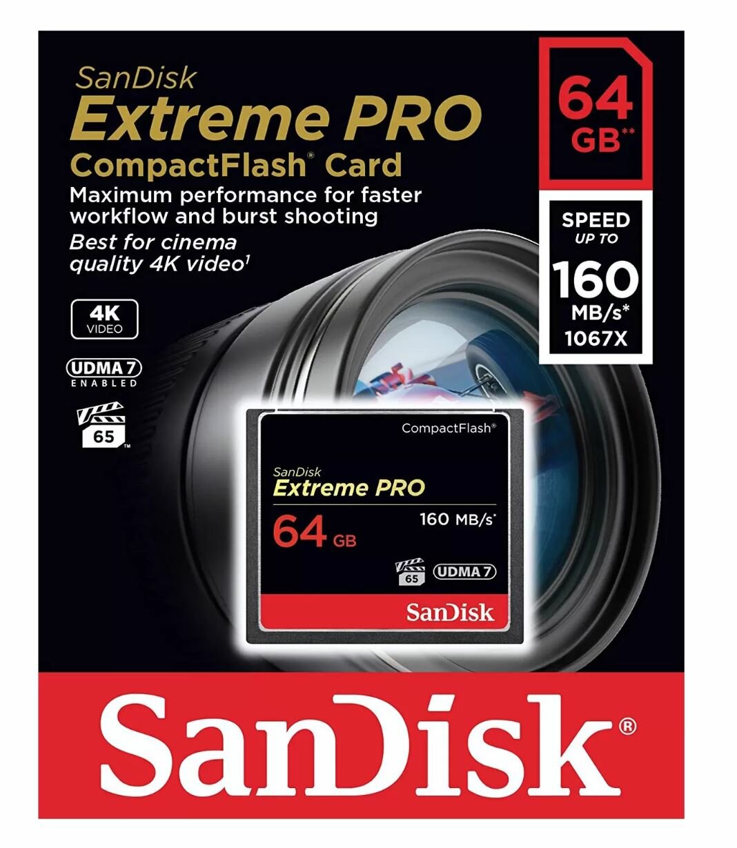 Карта памяти Compact-Flash Sandisk - фото №9