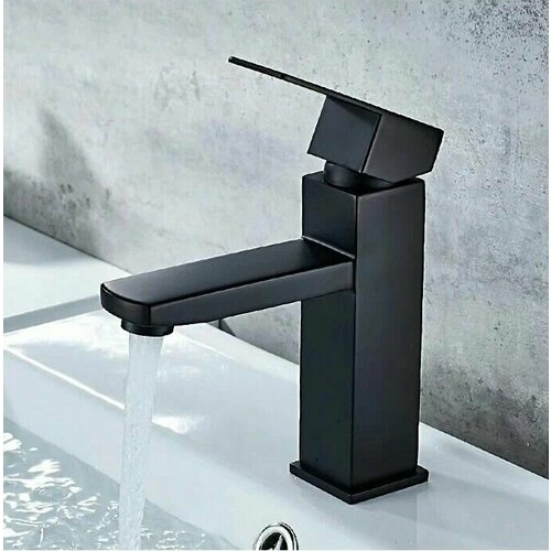 Смеситель ACWEN 21.102019 для раковины черный матовый