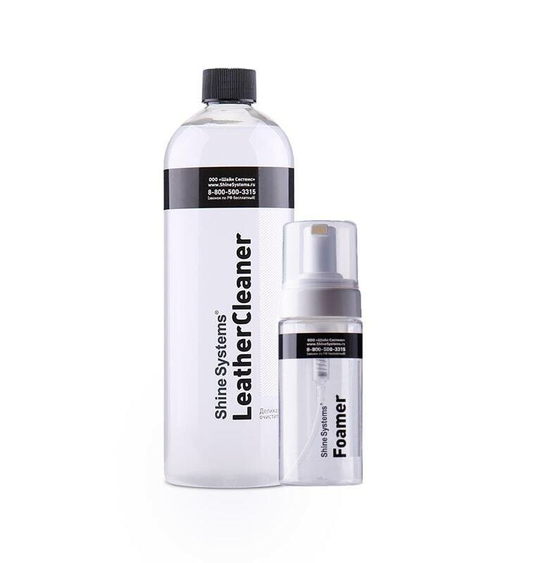 фото Shine Systems Набор для чистки кожи LeatherCleaner+Foamer