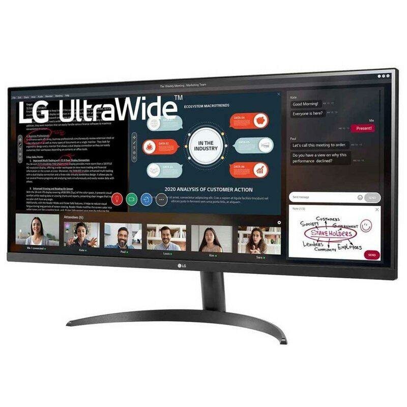 Монитор 34" LG UltraWide 34WP500-B черный