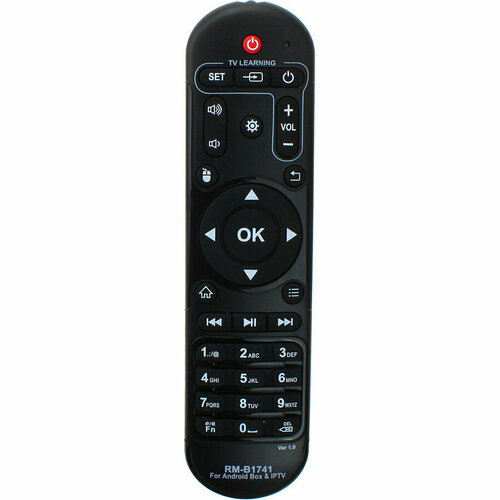 Пульт универсальный к Huayu RM-B1741 для IP TV voice control wireless air mouse keyboard 2 4g rf gyro sensor smart remote control for x96 h96 android tv box mini pc vs g10