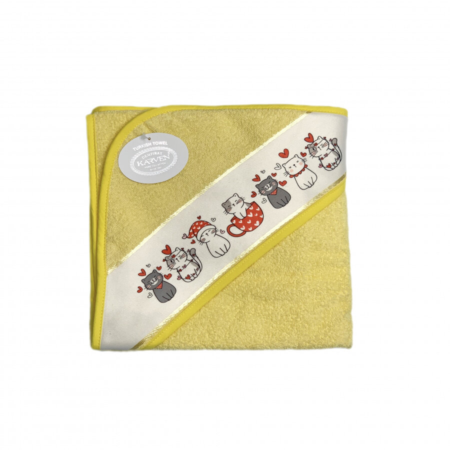 KARVEN Детское полотенце Ampir цвет: желтый (90х90 см)
