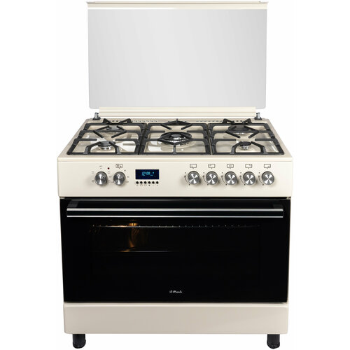 Газовая плита il Monte FO-GE9009 IVORY Ширина 90 см Электрическая духовка 110 л 6902100₽