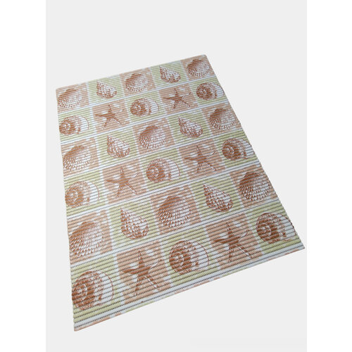 Коврик для ванны и душа 80 х 65 см Цвет Оранжевый 1199₽