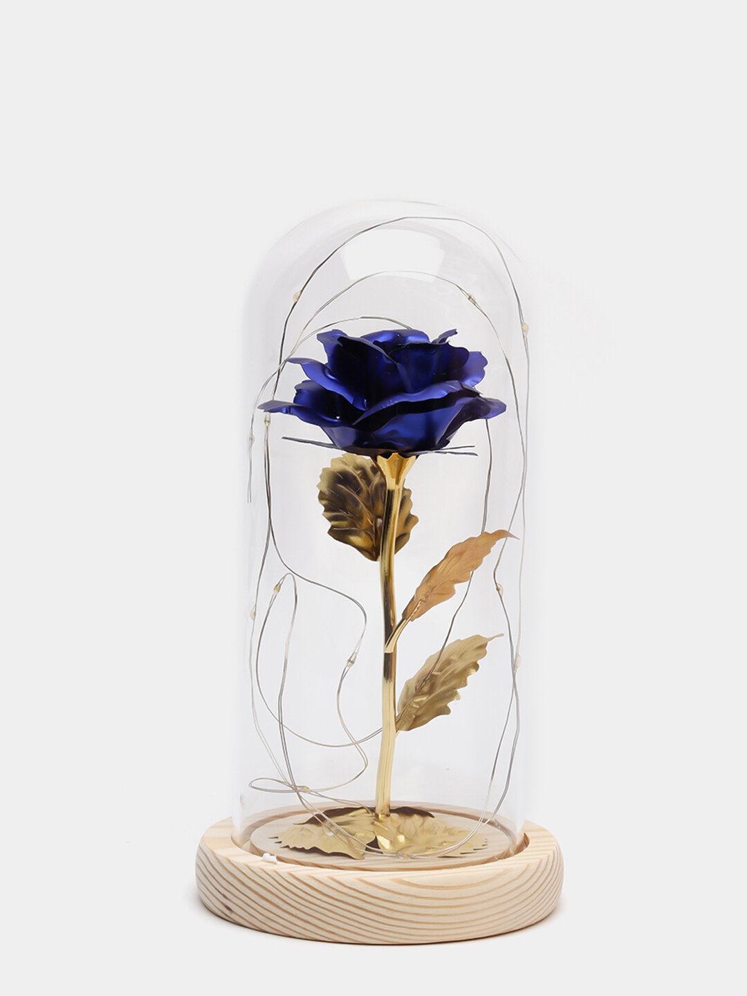 Ночник "Роза в колбе", с подсветкой Цвет Синий