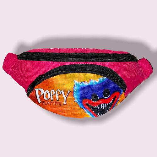 фото Сумка поясная poppy, оранжевый, синий