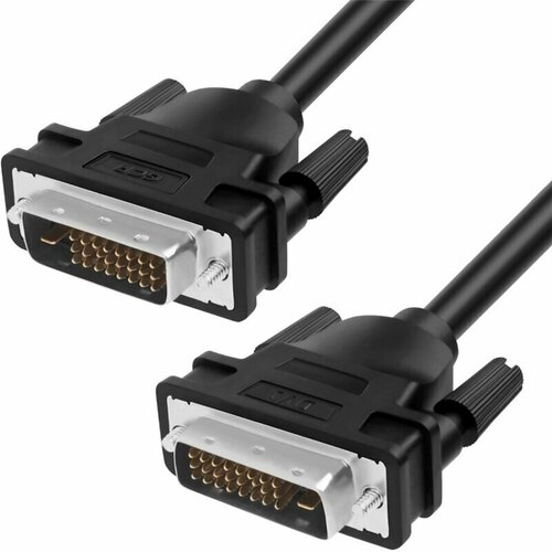 Greenconnect DVI-D (m) - DVI-D (m) 5м кабель gcr dvi d dvi d gcr dm2dmc 0 5 м черный