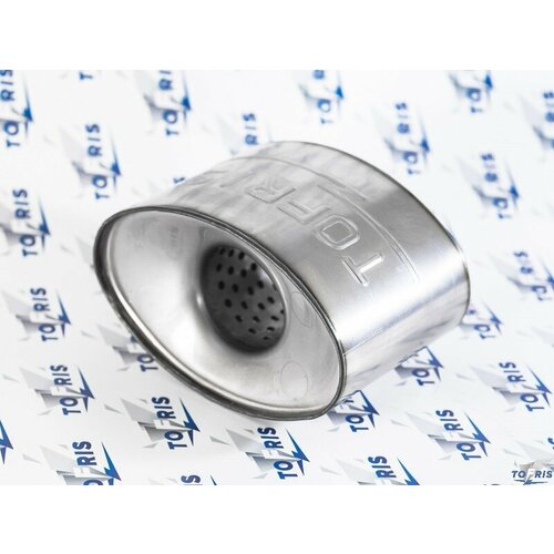 Пламегаситель Приора, Калина, Гранта овальный с набивкой с керамическим катализатором