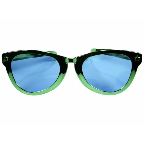 Карнавальные очки-гиганты металлик карнавальные очки в форме трубы цвет зеленый