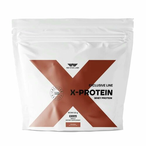 Протеин сывороточный, 1,5 кг, Red Star Labs X-Protein 1500 г гейнер red star labs basic meal 900 г вкус банан