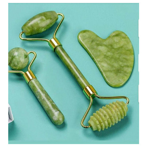 Набор роликовые массажеры 2шт скребок гуаша Anti-aging Facial Massage Gift Set 678₽