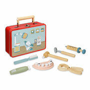 Сюжетно-ролевые игры Набор доктора детский LUKNO Стоматолог в чемодане Деревянные игрушки