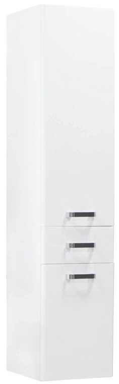 Пенал Акватон Америна 1A135203AM010 подвесной L/R с бельевой корзиной белый