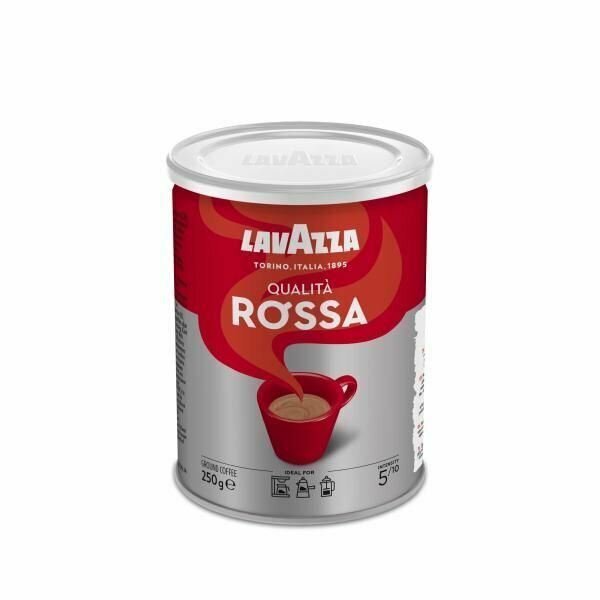 Кофе молотый Lavazza Qualita Rossa, ж/б 250гр