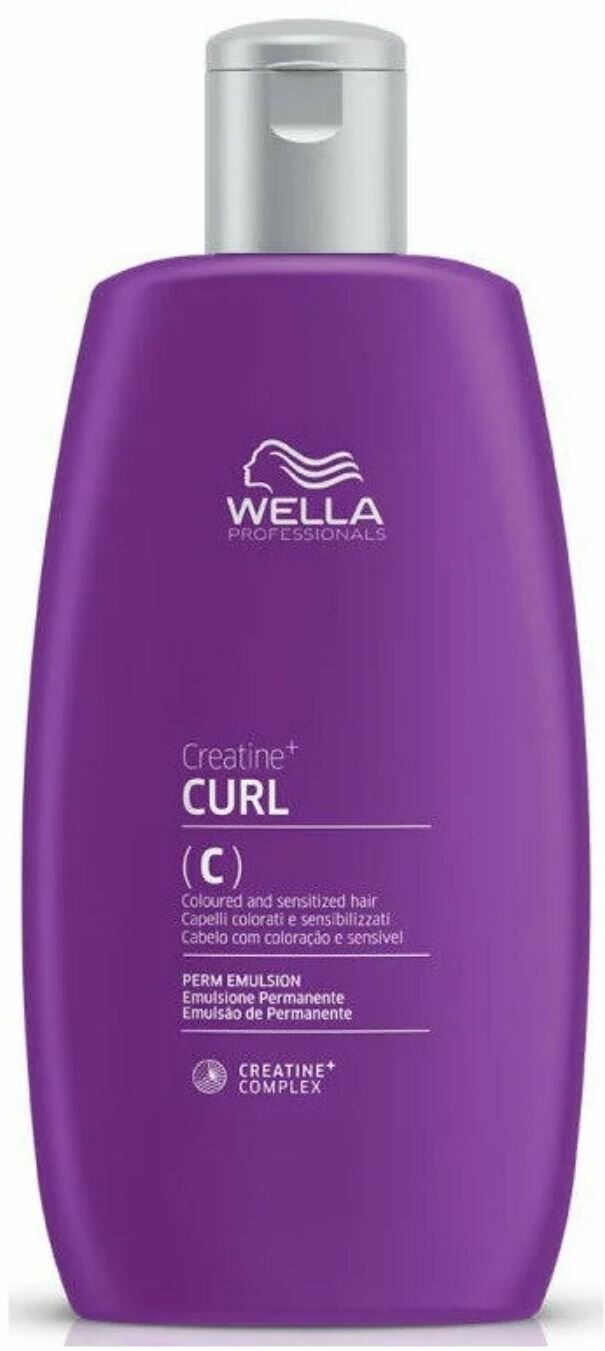 Wella Creatine+ Curl (C) - Лосьон для химической завивки для окрашенных и чувствительных волос 250 мл