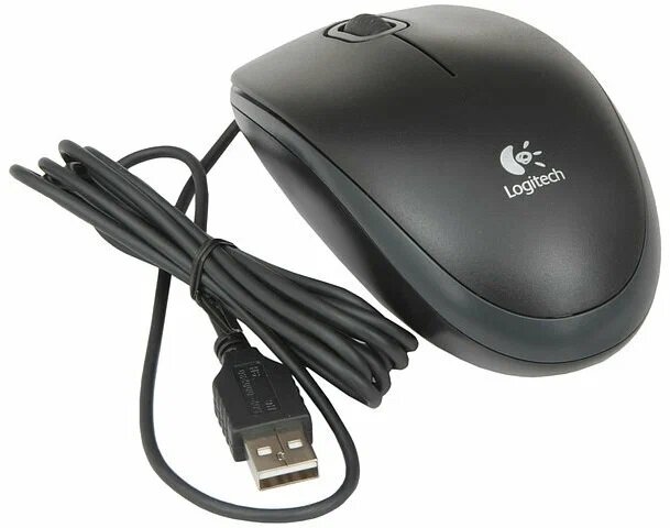 Мышь Logitech B100, черный