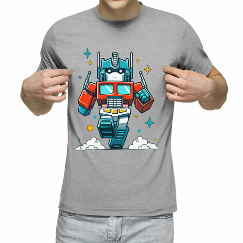 фото Футболка us basic, размер m, серый