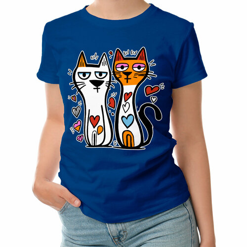 фото Футболка roly, размер 2xl, синий