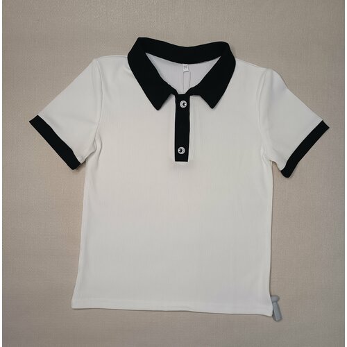 фото Поло , размер 38, черный, белый кыргызстан