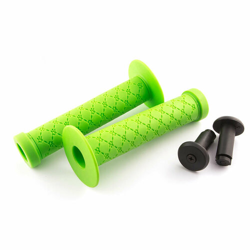 фото Грипсы clarks bmx grip c100 145 мм, с фланцами цвет: green clark's