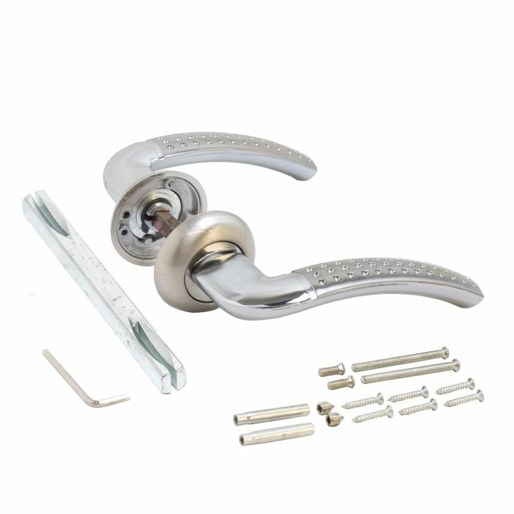 фото Ручки дверные Avers H-14026-A-NIS/CR (Spindle 140) (B2B)