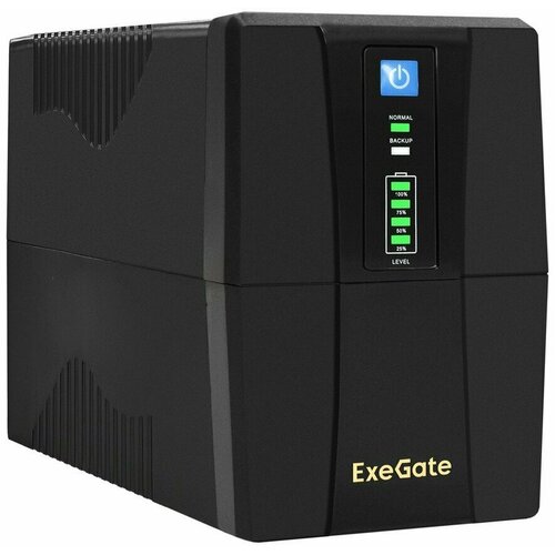 ИБП ExeGate Power Back BNB-1000. LED. AVR.2SH. RJ. USB (EX292786RUS) ибп exegate power back bnb 1000 led avr 2sh rj usb 1000 в·а euro розеток 2 ex292786rus