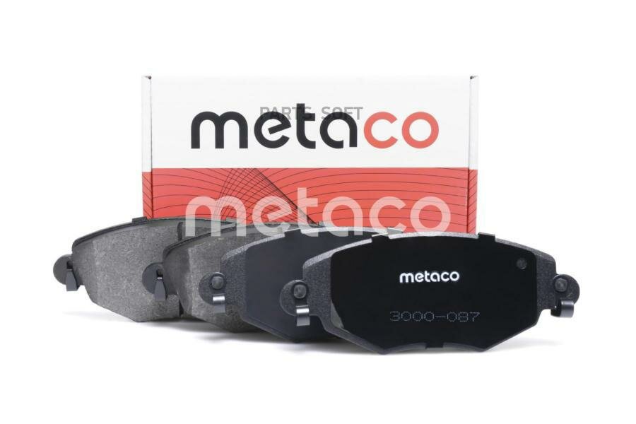 METACO 3000-087 Колодки тормозные передние к-кт