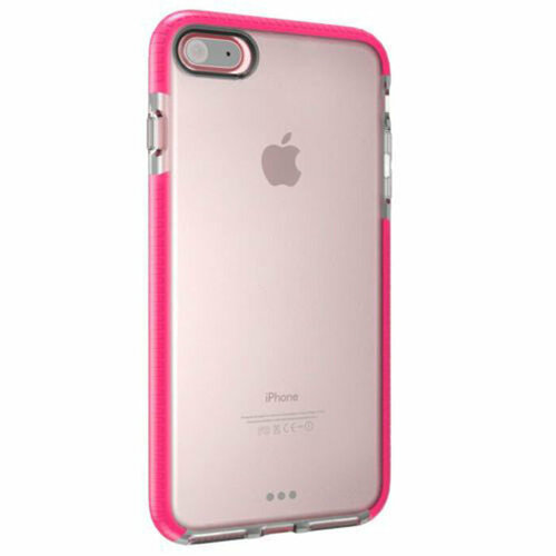 Противоударный, защитный чехол для iPhone 6 6S, G-Net Impact Clear Case, розовый с прозрачным
