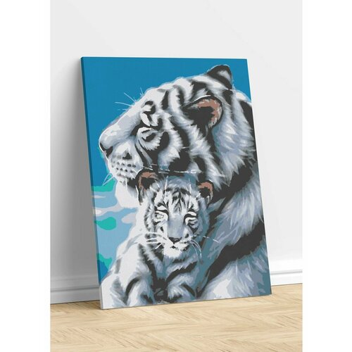 Тигры мать и дитя