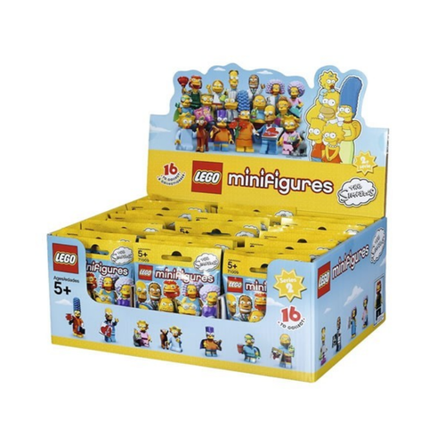 Конструктор LEGO Minifigure The Simpsons 6100812 Series 2 (Box of 60) (60 минифигурок 71009 в коробке)