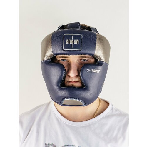 фото C148 шлем боксерский clinch punch 2.0 full face темносине-бронзовый (s)