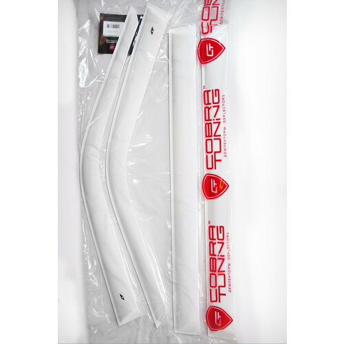 Дефлекторы окон для Mitsubishi Lancer SdHb 2007 белый 10975₽