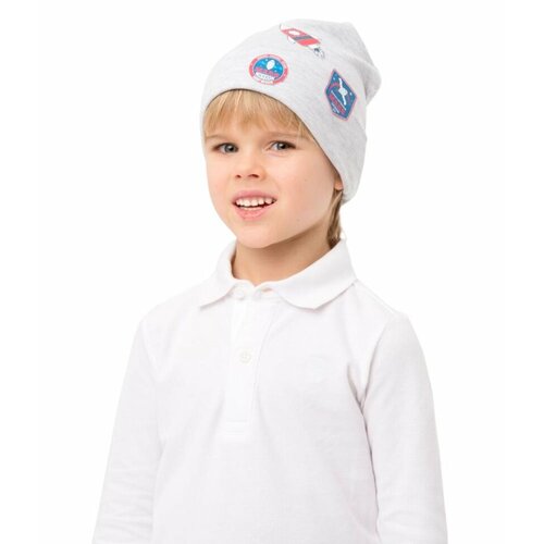 фото Шапка бушон, размер 54, мультиколор