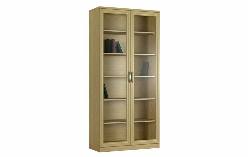 фото Книжный шкаф Библиограф-2 №1 Клен 80x40x230