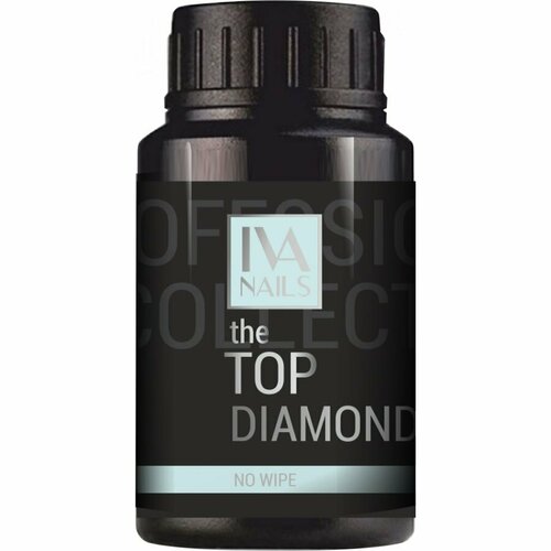 Топ для гель-лака без липкого слоя Top Diamond Shine IVA NAILS 30 мл топ uno super shine diamond shield 16 г