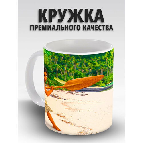 Кружка с принтом Моана 2