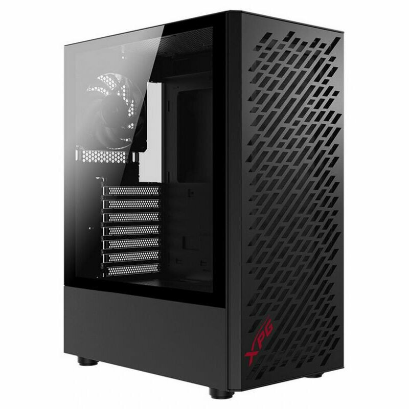 Корпус ADATA XPG VALOR AIR BLACK Midi-Tower, черный, TG, 120mm fanx4, 1919219