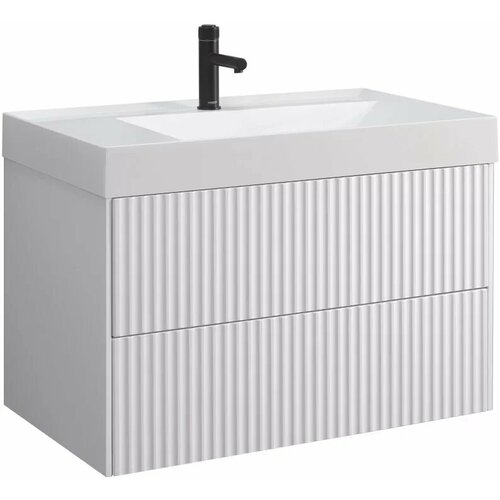 Тумба белый глянец 83,6 см Belux Сиртаки НП 85-02 4810924269836